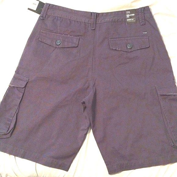 Hurley "Renegade" Relaxed Fit Cargo Shorts, Dark Slate Gray, Size 34… - Picture 2 of 5